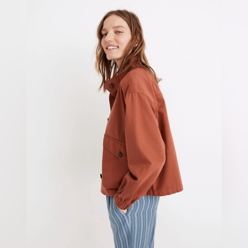 Madewell Bayview Balloon-Sleeve Jacket - Picture 3 of 10